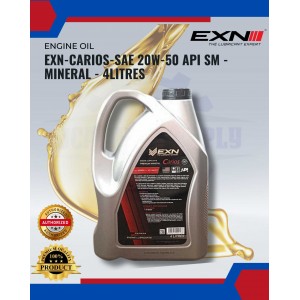 Exn-Carios-Sae 20W-50 Api Sm-Mineral-4litres