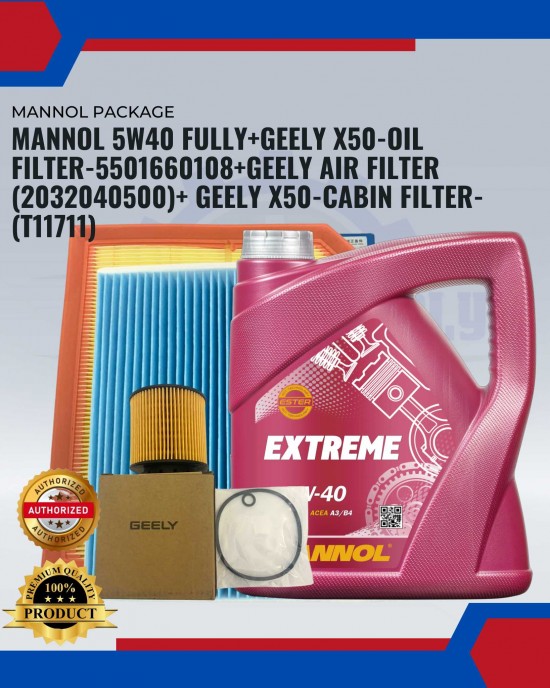 GEELY PACKAGE PROTON X50-MANNOL PACKAGE Engine Oil & Fluids image