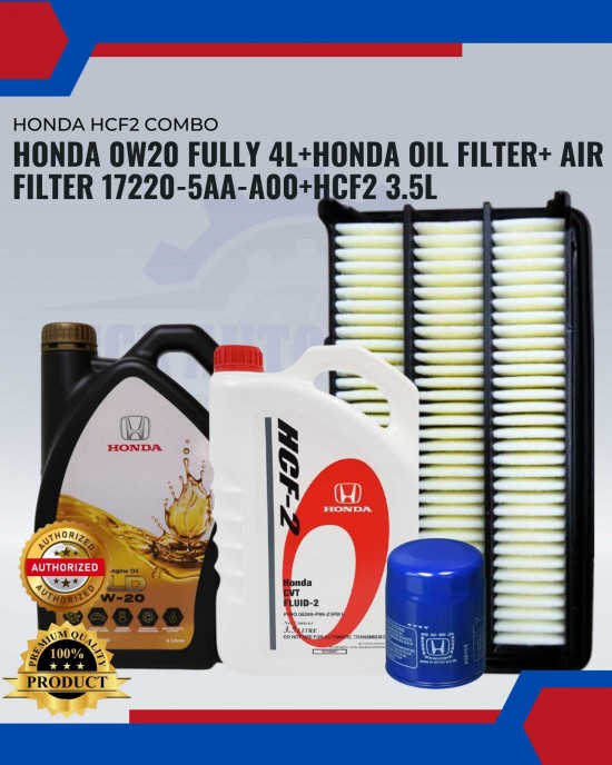 HONDA HCF2 COMBO (HONDA 0W20) - HONDA CIVIC FC (TEA YEAR2017-2020) 1.5CC Engine Oil & Fluids image