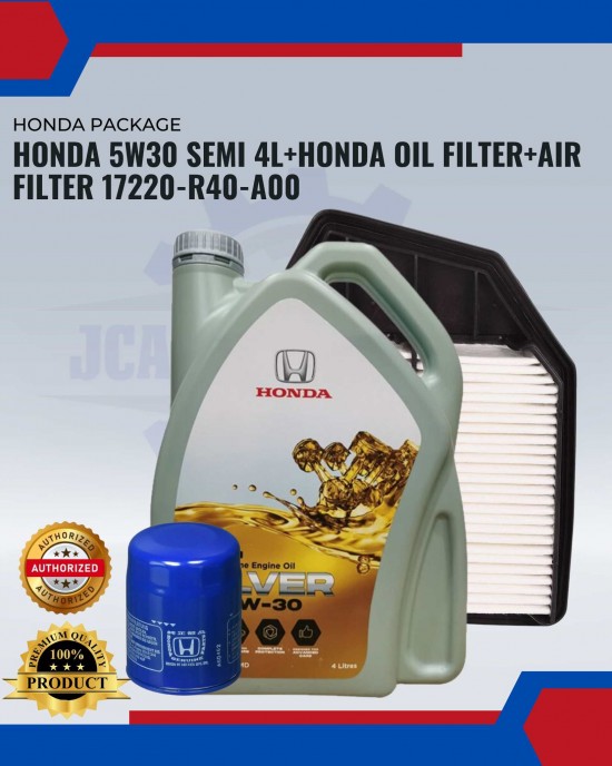 COMBO PACKAGE HONDA ACCORD TAO 2.4CC (YEAR 200-2012)-HONDA PACKAGE Engine Oil & Fluids image