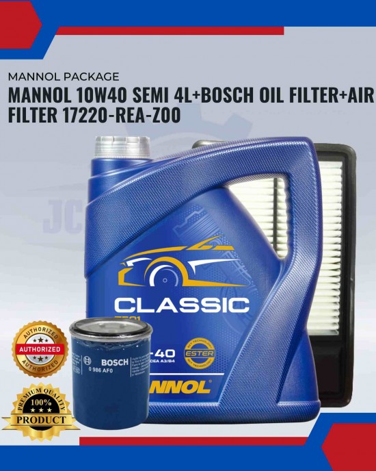 COMBO PACKAGE HONDA CITY GD8(SEL-YEAR 2003-2008).JAZZ(SAA-YEAR 2002-2008)-MANNOL PACKAGE Engine Oil & Fluids image