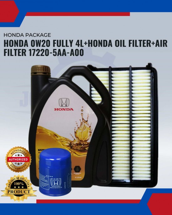 COMBO PACKAGE HONDA CIVIC FC(TEA YEAR 2017-2020) 1.5CC.CRV RW1-RW2(TLA.TME YEAR 2016-2022)-HONDA PACKAGE Engine Oil & Fluids image