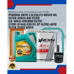 PERODUA with ATF (4Litre) & AUTO FILTER-MYVI D20N (YEAR2017 AND ABOVE)-ARUZ