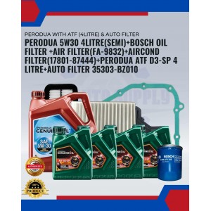 PERODUA with ATF (4Litre) & AUTO FILTER-MYVI ICON (2014-2017)*MYVI 2014.ALZA 2014-2018