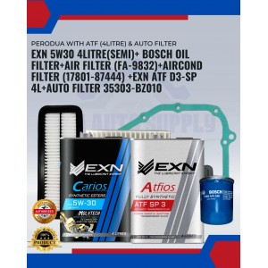 PERODUA with ATF (4Litre) & AUTO FILTER-MYVI ICON (2014-2017)*MYVI 2014.ALZA 2014-2018-EXN PACKAGE