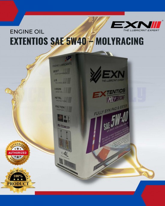 Extentios SAE 5W40 – Molyracing Engine Oils & Fluids image