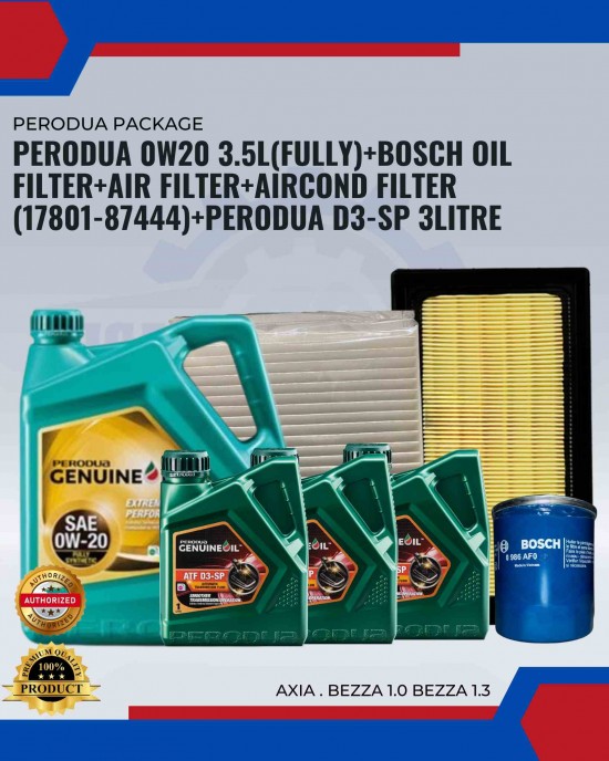 PERODUA with ATF-PERODUA AXIA.BEZZA 1.0.BEZZA 1.3-PERODUA PACKAGE Engine Oil & Fluids image