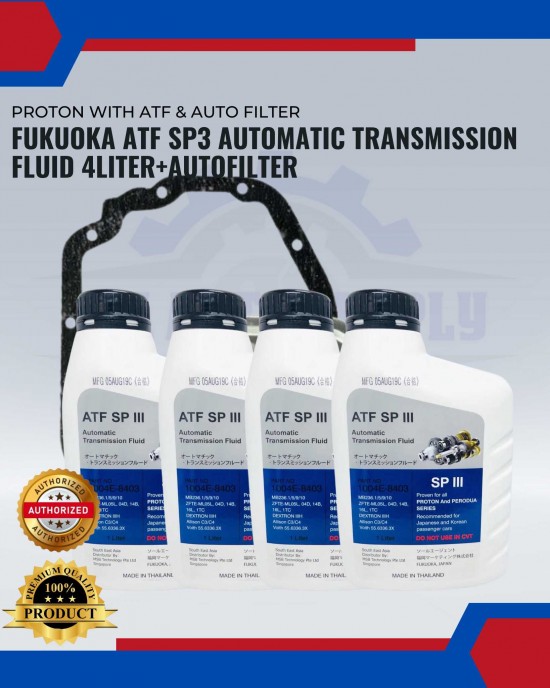 PROTON WITH ATF & AUTO FILTER (FUKUOKA JAPAN) - SAGA. ISWARA. WIRA 12V Engine Oil & Fluids image