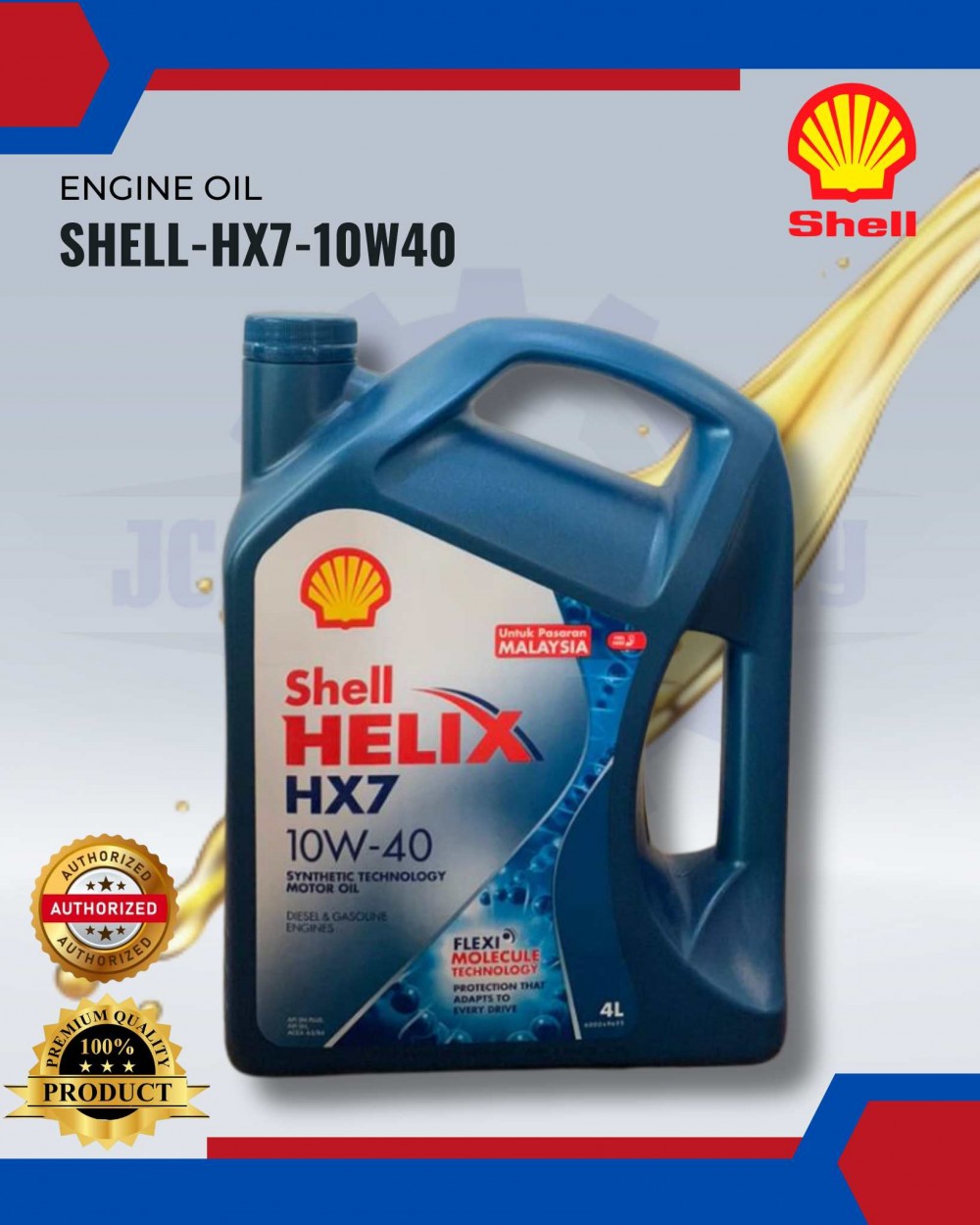 Shell-HX7-10W40-Engine Oil | SHELL | JCA AUTO SUPPLY