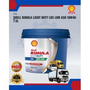 Shell Rimula Light Duty LD5 Low Ash 10W40-7.5L