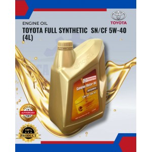 Toyota 5w40 Fully Synthetic Engine Oil-API SN/CF-4L