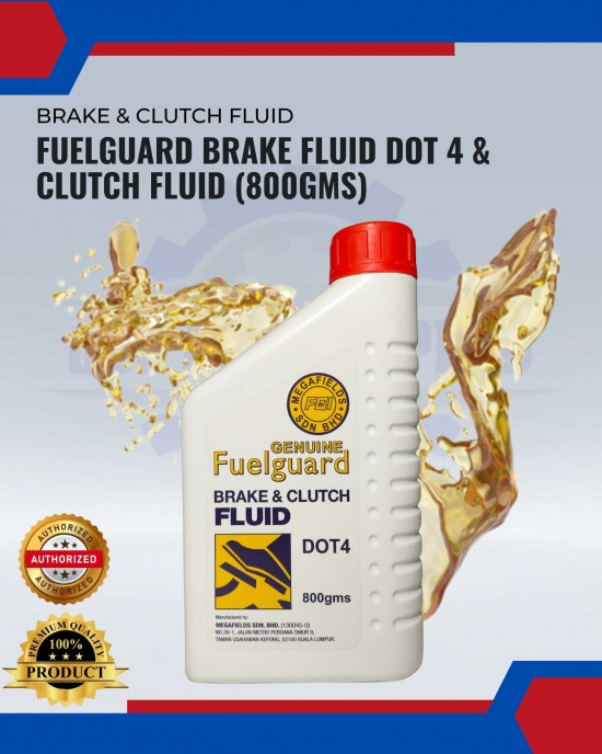 FUELGUARD BRAKE FLUID DOT 4 & CLUTCH FLUID (800gms) ENGINE OIL & FLUIDS image