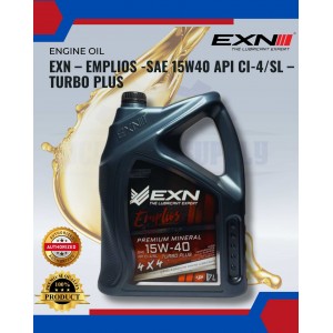 Exn-Emplios-SAE 15W40 API CI-4/SL-Turbo Plus