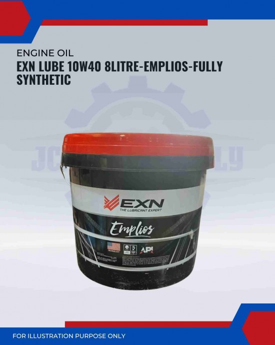EXN Lube 10W40 8Litre-Emplios-Fully Synthetic EXN Lube 10W40 8Litre-Emplios-Fully Synthetic