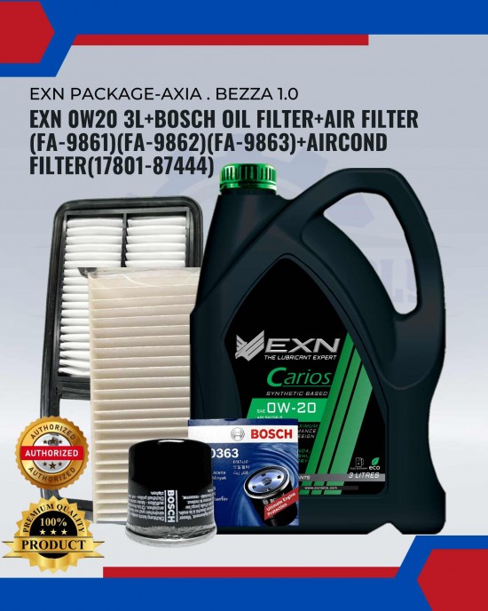 EXN Package-Perodua Axia.Bezza 1.0 Engine Oil & Fluids image