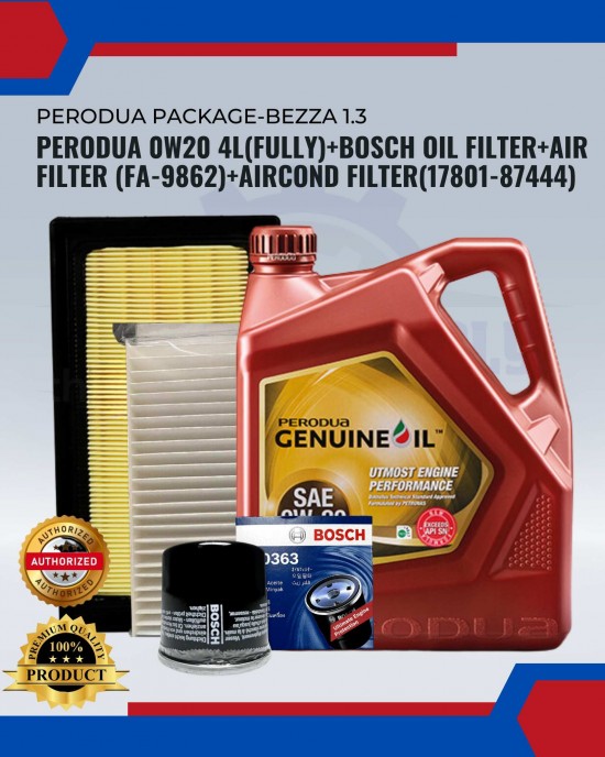 Perodua Package-Perodua Bezza 1.3cc Engine Oil & Fluids image