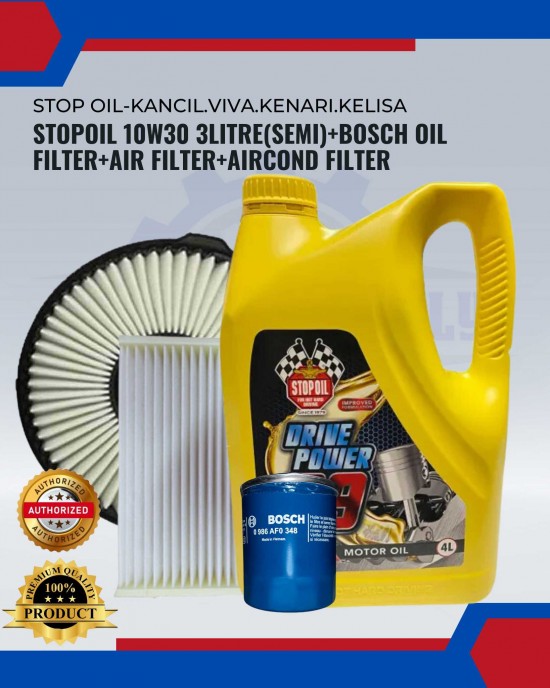 STOP OIL Package-Perodua Kancil.Viva.Kenari.Kelisa Engine Oil & Fluids image