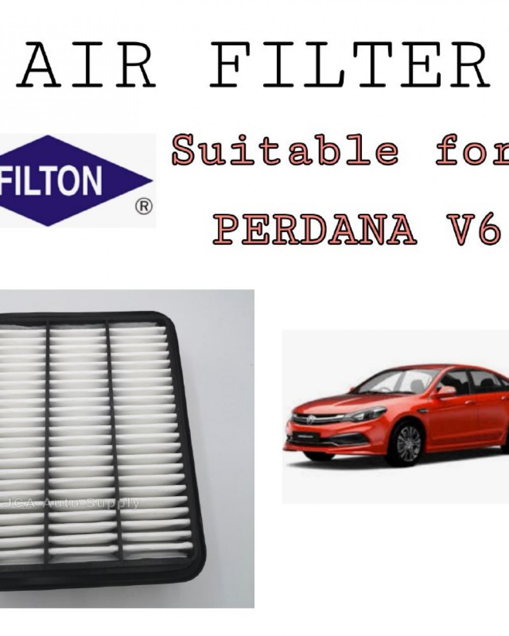 AIR FILTER PERDANA V6 FILTON FA7628 JCA AUTO SUPPLY