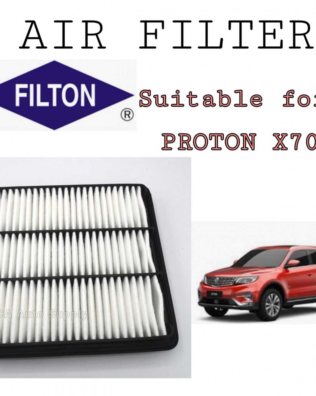 AIR FILTER PROTON X70 FILTON FA76702032007600 JCA AUTO SUPPLY