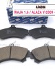 FBK FRONT DISC BRAKE PAD - PROTON WAJA 1.6-ALZA-ARENA - AF6086 image