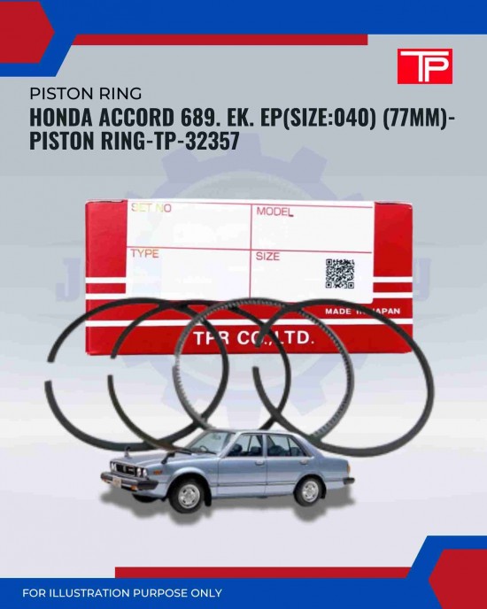 Honda Accord 689. EK. EP (Size:040) (77mm)-Piston Ring-TP-32357