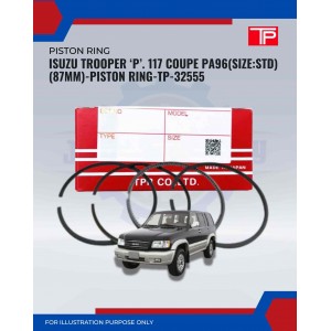 Isuzu Trooper ‘P’. 117 Coupe PA96(Size:STD)(87mm)-Piston Ring-TP-32555