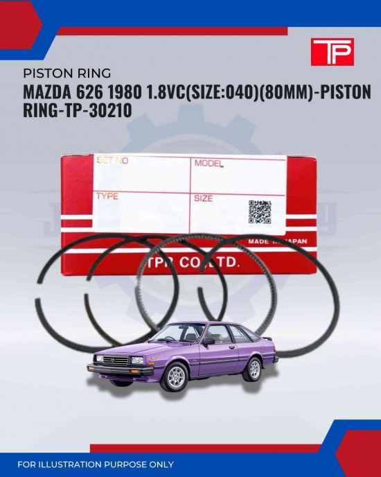 Mazda 626 1980 1.8vc (Size040)(80mm)-Piston Ring-TP-30210