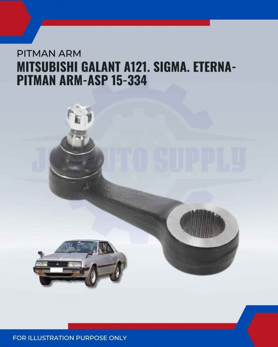 Pitman Arm-Mitsubishi Galant A121-Sigma-Eterna-ASP15-334-MB241165