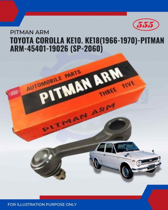 Toyota Corolla KE10. KE18(1966-1970)-Pitman Arm-45401-19026 (SP-2060)