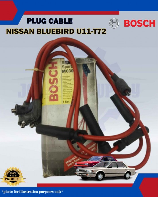 Showing image for Nissan Bluebird U11-T72-Spark Plug Cable-BOSCH-0986AM0030 Nissan Bluebird U11-T72-Spark Plug Cable-BOSCH-0986AM0030 Plug Cable image