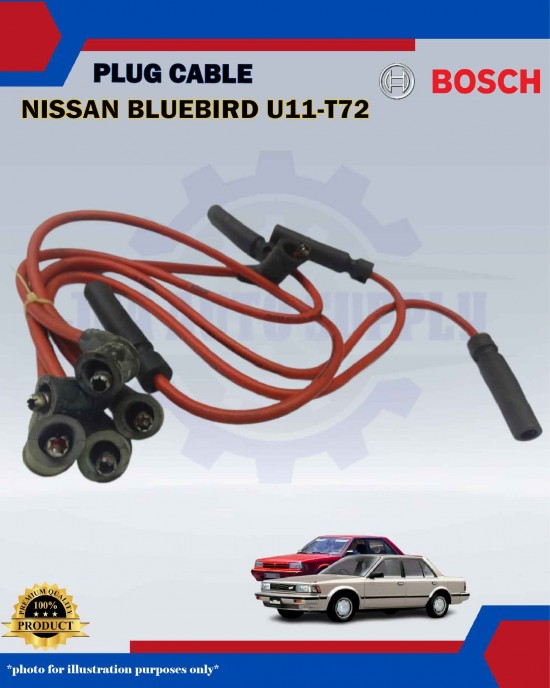 Showing image for Nissan Bluebird U11-T72-Spark Plug Cable-BOSCH-0986AM0030 Nissan Bluebird U11-T72-Spark Plug Cable-BOSCH-0986AM0030 Plug Cable image