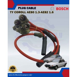 Toyota Corolla AE80 1.3cc-AE82 1.6cc-Celica AT160 1.6cc-Spark Plug Cable-BOSCH-0986AM0017