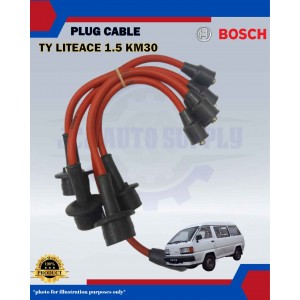 Toyota LiteAce 1.5cc KM30 36V-Land Cruiser-Spark Plug Cable-BOSCH-0986AM0024