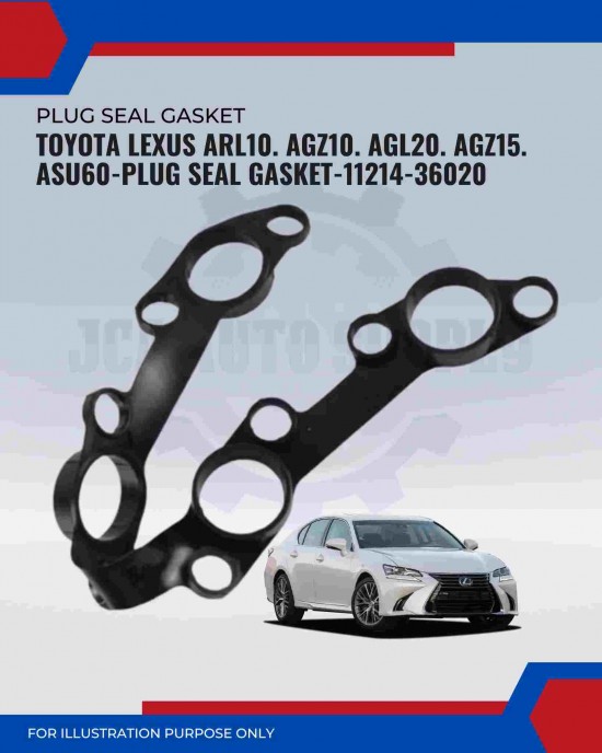 Toyota Lexus ARL10. AGZ10. AGL20. AGZ15. ASU60-Plug Seal Gasket-11214-36020