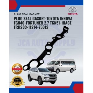 Plug Seal Gasket-Toyota Innova TGN40-Fortuner 2.7 TGN51-Hiace TRH203-11214-75012