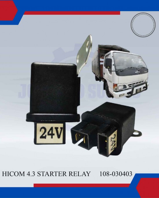 Starter Relay-Hicom 4.3 24V-MYK REPLACEMENT-108-030403 image
