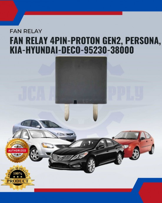 Fan Relay 4Pin-Proton Gen2-Persona-Kia-Hyundai-Deco-95230-38000 image