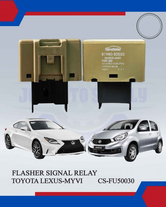Flasher Signal Relay 8 Pin-Toyota Lexus-Perodua Myvi-Car-Shows-81980-50030-CS-FU50030 image