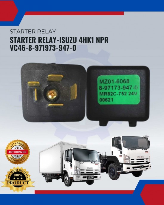 Showing image for Starter Relay-Isuzu 4HK1 NPR VC46-8-971973-947-0 Starter Relay-Isuzu 4HK1 NPR VC46-8-971973-947-0 image