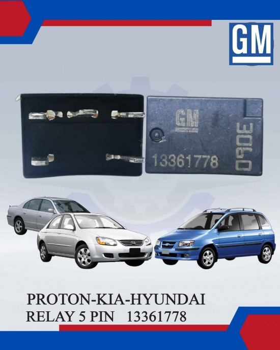 Relay-5 Pin-Multi Purpose-Proton-Kia-Hyundai-GM13361778 image