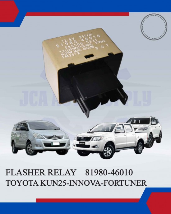 Flasher Relay-Toyota Hilux Kun25-Fortuner-Innova-Daishin-81980-46010-185-KUN25-A image