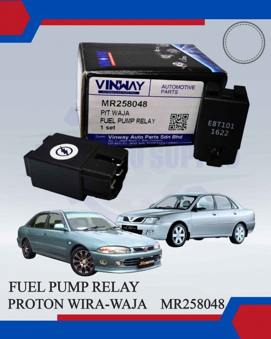 Fuel Pump Relay Set (2pcs)-Proton Waja-Wira 1.6-VINWAY-MR258048 image