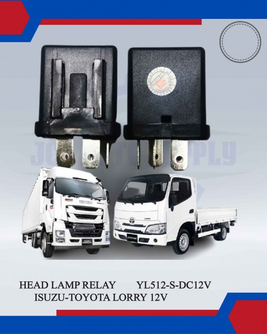 Head Lamp Relay 5 Pin-Isuzu-Toyota Lorry 12V-YL512-S-DC12V image