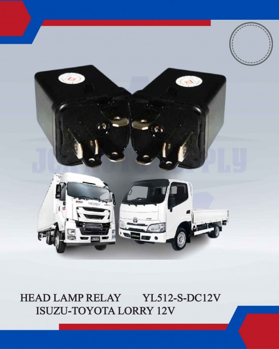 Head Lamp Relay 5 Pin-Isuzu-Toyota Lorry 12V-YL512-S-DC12V image