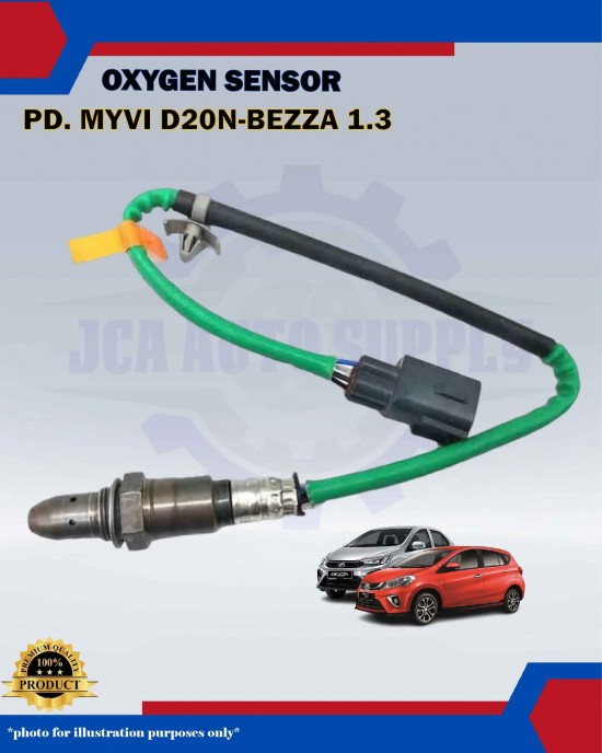 Perodua Myvi D20N-Bezza 1.3cc-Axia-Toyota Agya 1.2cc-Veloz-Yaris-Vios-Oxygen Sensor-89467-BZ020
