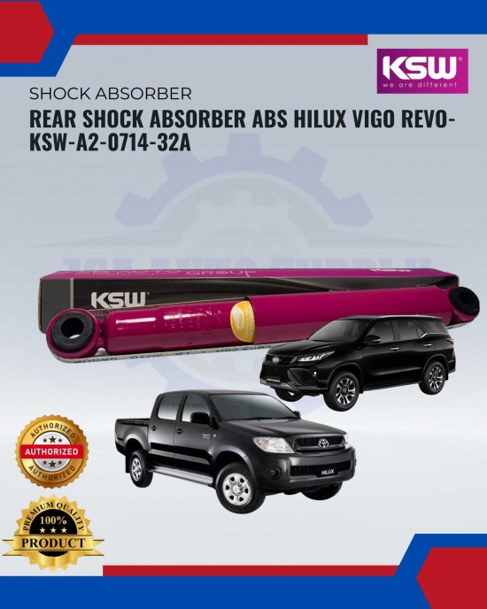 Showing image for Rear Shock Absorber Abs Hilux Vigo Revo-KSW-A2-0714-32A (Price for 2pcs) Rear Shock Absorber Abs Hilux Vigo Revo-KSW-A2-0714-32A (Price for 2pcs) image