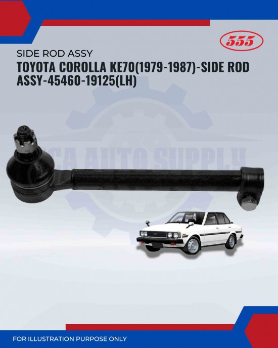 Toyota Corolla KE70(1979-1987)-Side Rod Assy-45460-19125(LH)