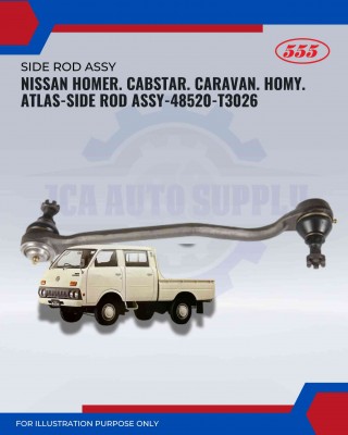 Nissan Homer. Cabstar. Caravan. Homy. Atlas-Side Rod Assy-48520-T3026(RH)