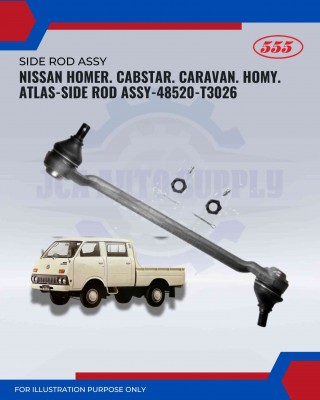 Nissan Homer. Cabstar. Caravan. Homy. Atlas-Side Rod Assy-48520-T3026(RH)