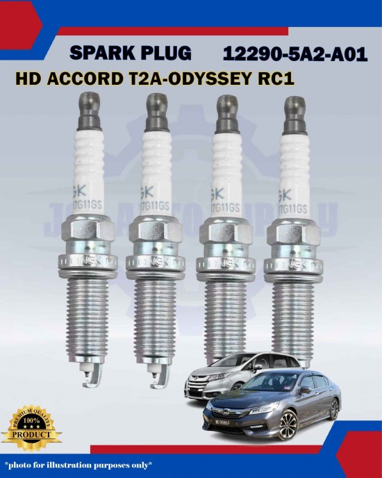 Honda Double Iridium Spark Plug-Honda Accord T2A-Odyssey RC1-12290-5A2-A01-DILKAR7G11GS